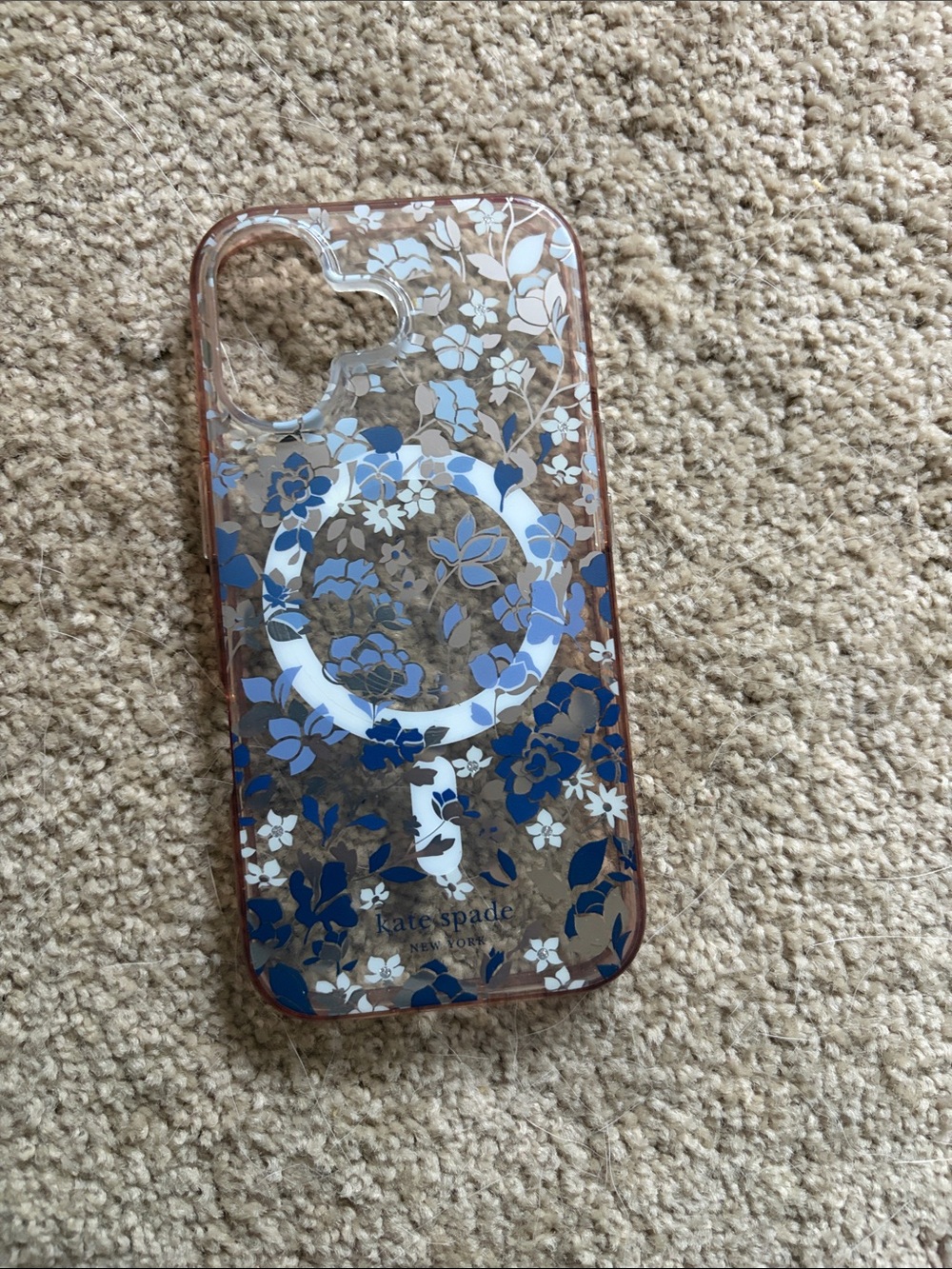 Blue Kate spade phone case